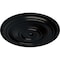 Ekena Millwork Traditional Ceiling Medallion (Fits Canopies up to 8 1/4"), 31 1/2"OD x 2 1/2"P, Jet Black CM31TRBLF - alternate 4